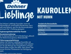 Dehner Lieblinge Hundeleckerlies - Hundesnack Kaurollen, 200 g