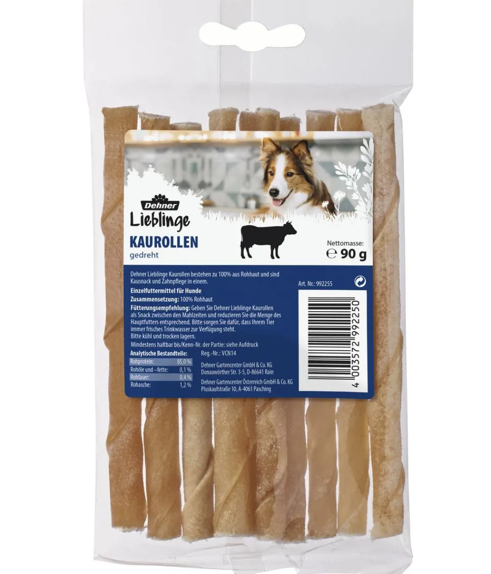 Dehner Lieblinge Hundeleckerlies - Hundesnack Kauknochen, gepresst, 45 g