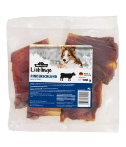 Dehner Lieblinge Hundeleckerlies - Hundesnack Rinderschlund geschnitten