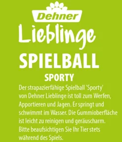 Dehner Lieblinge Hundespielzeug > Hundespielzeug Spielball Sporty