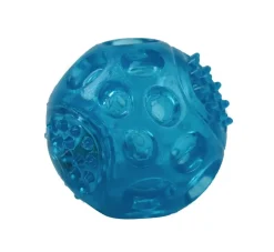 Dehner Lieblinge Hundespielzeug - Hundespielzeug Blinky Marble, , ca. Ø6,3 cm Blau