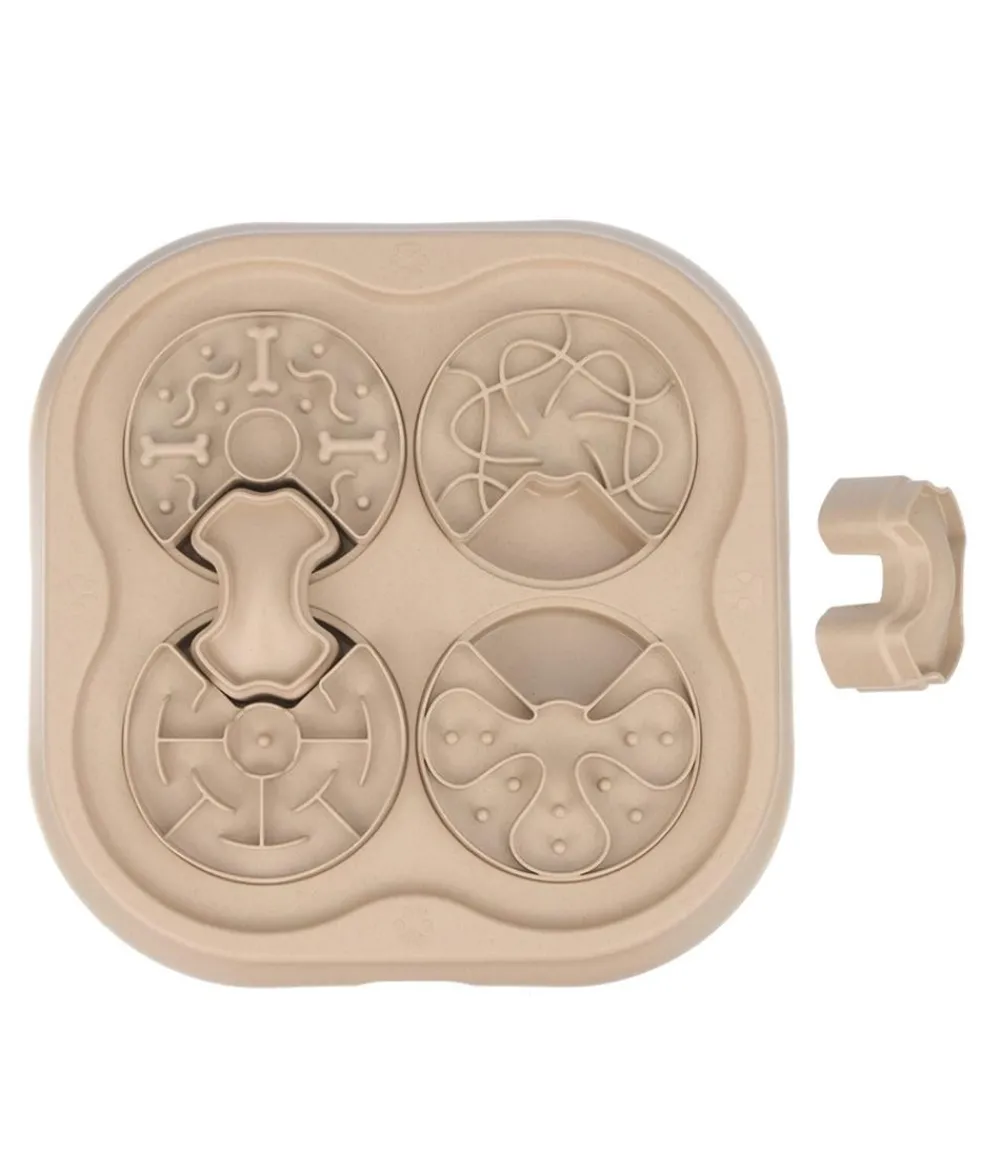 Dehner Lieblinge 2-in-1 Futterspielzeug Ekki, ca. B35/H5/T35 cm Braun Best