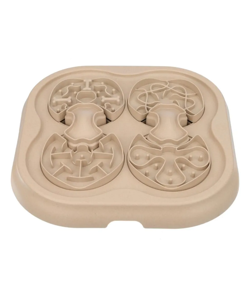 Dehner Lieblinge 2-in-1 Futterspielzeug Ekki, ca. B35/H5/T35 cm Braun Best