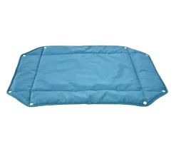 Dehner Lieblinge Mehr Transport & Unterwegs|Hundedecken - 2in1-Kühlmatte Serenity, rechteckig, blau, ca. B73,5/H4/T63 cm Hellblau