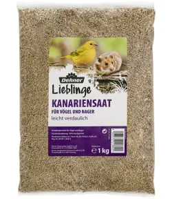 Dehner Lieblinge Kleintierfutter|Vogelfutter & Snacks - Kanariensaat, 1 kg