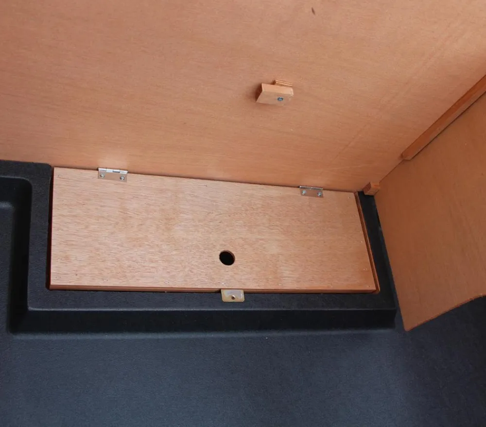 Dehner Lieblinge Kaninchenstall Original mit Wärmedämmung, ca. B114/H116/T57 cm Hellbraun