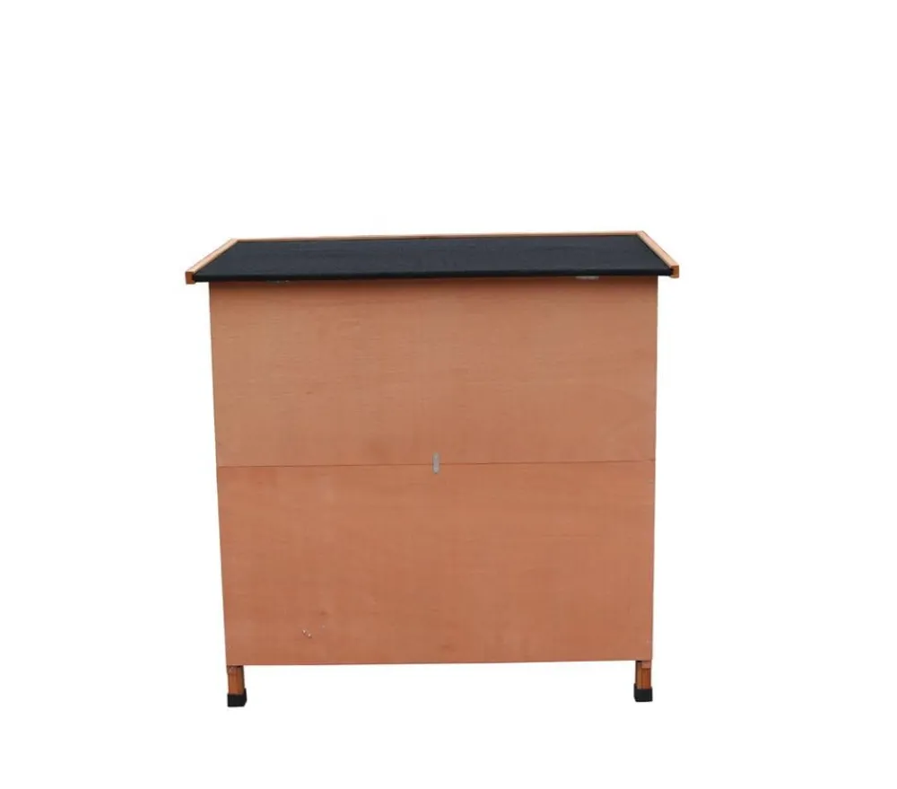 Dehner Lieblinge Kaninchenstall Original mit Wärmedämmung, ca. B114/H116/T57 cm Hellbraun
