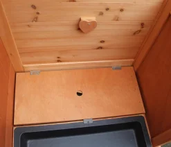 Dehner Lieblinge Kaninchenstall & Hasenstall - Kaninchenstall Villa, ca. B115/H112/T97 cm Hellbraun