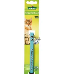 Dehner Lieblinge Mehr Katzenzubehör - Katzenhalsband Deluxe Türkis