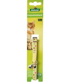 Dehner Lieblinge Mehr Katzenzubehör - Katzenhalsband Hearts Gelb