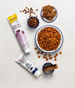 Dehner Lieblinge Katzenleckerlies & Getränke - Katzensnack Leberwurst mit Hanföl, 75 g