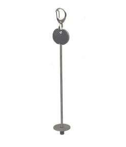 Dehner Lieblinge Käfigzubehör Fruchthalter, ca. B3/H18/T2,5 cm Silber Online