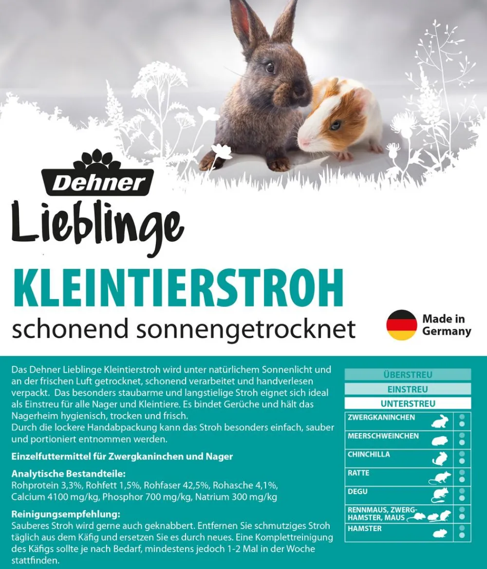 Dehner Lieblinge Stroh & Streu|Bauernhof Zubehör > Kleintierstroh, 600 g