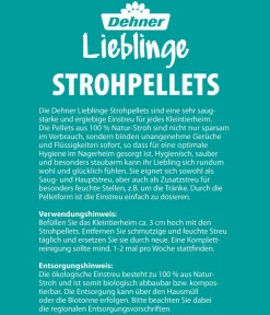 Dehner Lieblinge Kleintierstreu & Stroh > Kleintierstreu Strohpellets für Nager & Kleintiere