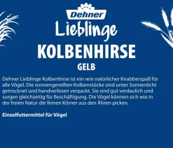 Dehner Lieblinge Vogelfutter & Snacks > Kolbenhirse, gelb