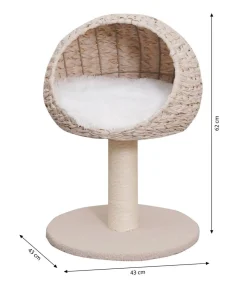 Dehner Lieblinge Kratzbäume & Kratzmöbel > Kratzbaum Boris, /, ca. B43/H62/T43 cm