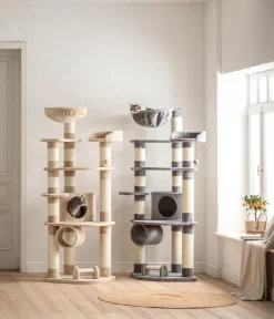 Dehner Lieblinge Kratzbäume & Kratzmöbel - Kratzbaum Edda, ca. B60/H180/T60 cm Beige