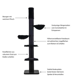 Dehner Lieblinge Kratzbäume & Kratzmöbel > Kratzbaum Isis, , ca. B60/H240-260/T60 cm