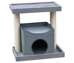 Dehner Lieblinge Kratzbaum Millie, ca. B64/H66/T44 cm Grau Outlet