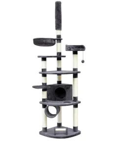 Dehner Lieblinge Kratzbaum Tabby, ca. B60/H245-270/T60 cm Anthrazit Online