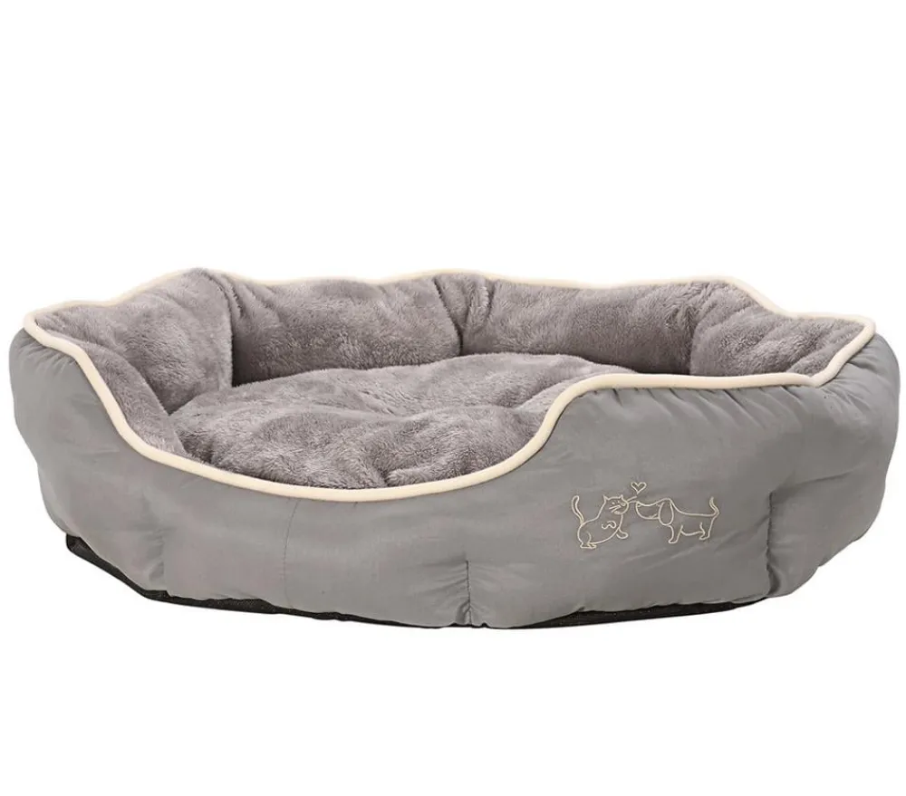 Dehner Lieblinge Kuchebett ay, ova, Grau Best