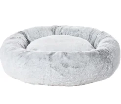 Dehner Lieblinge Hundebetten & Körbe|Katzenbetten & Katzenkissen - Kuschelbett Tender, rund, grau Hellgrau