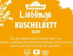 Dehner Lieblinge Hundebetten & Körbe|Katzenbetten & Katzenkissen - Kuchelbett ilky, rund Hellgrau