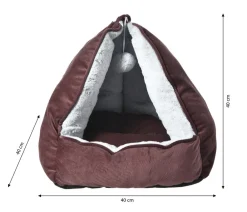 Dehner Lieblinge Katzenhöhlen|Hundebetten & Körbe > Kuschelhöhle Infinite 3 in 1, ca. B40/H40/T40