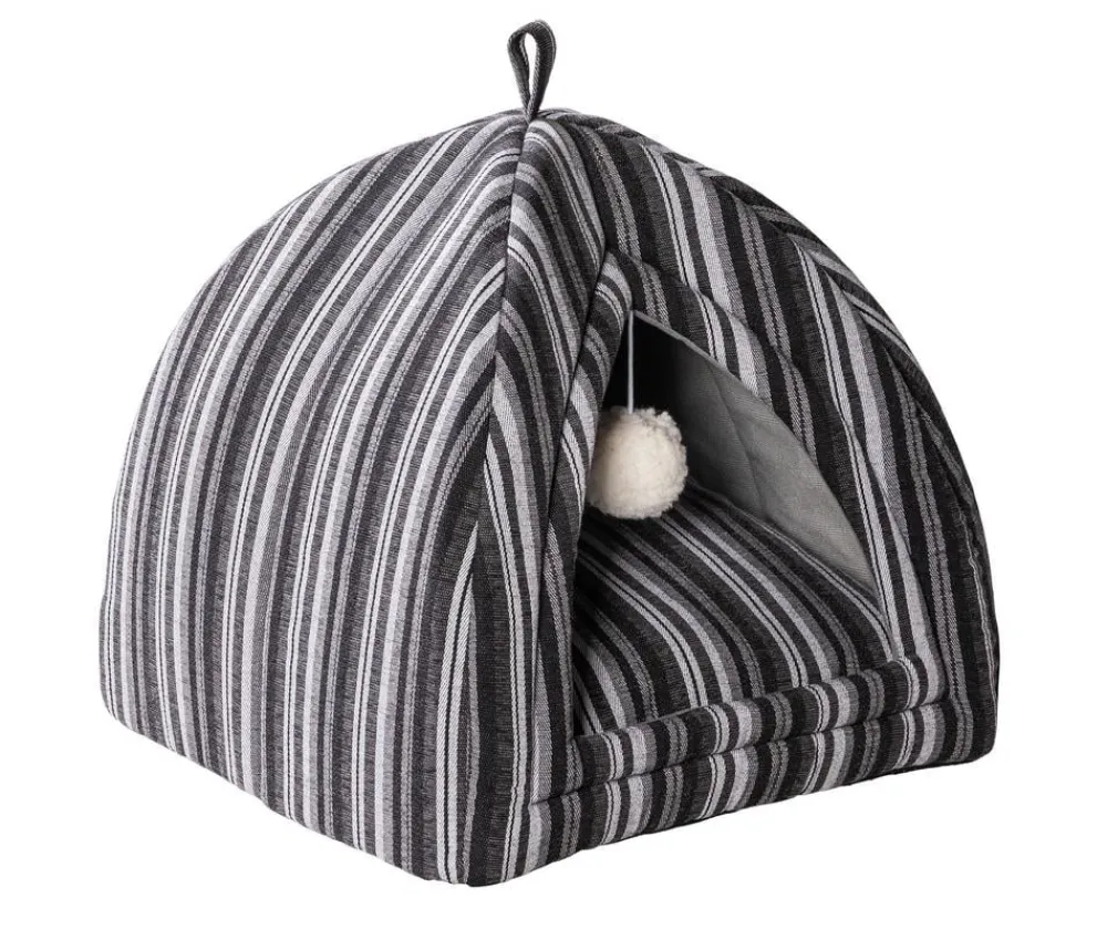 Dehner Lieblinge Katzenhöhlen|Hundebetten & Körbe - Kuschelhöhle Alva, quadratisch, ca. B40/H38,5/T40 cm