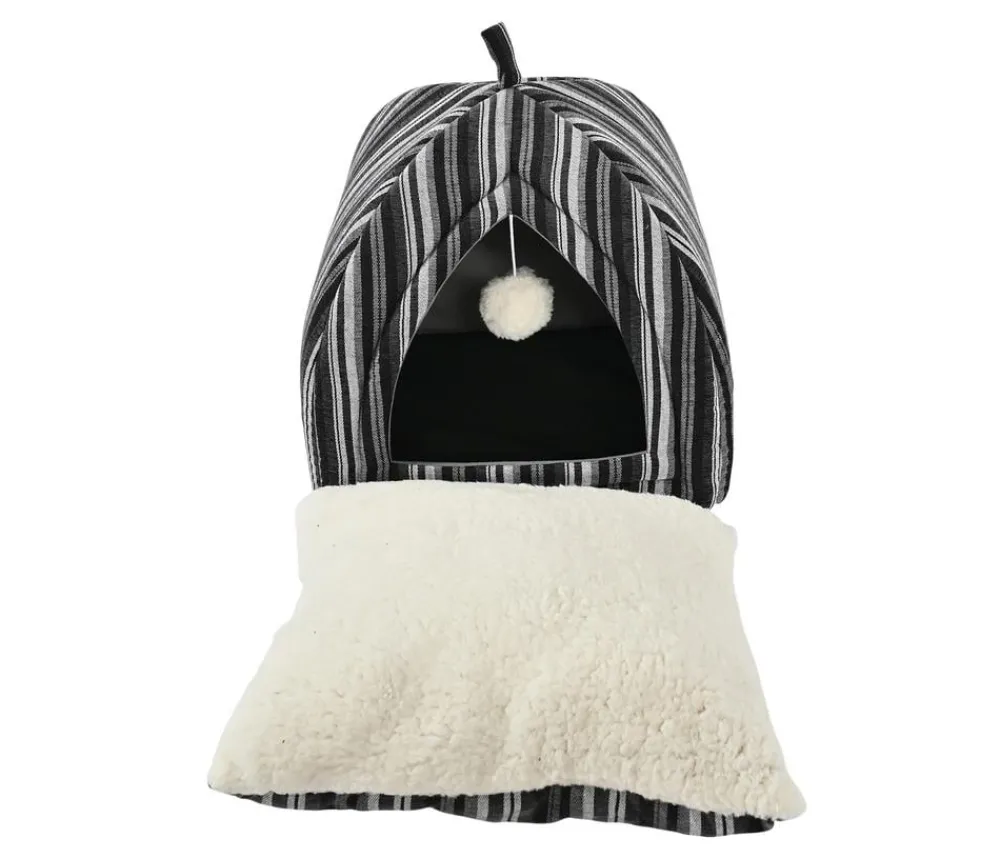 Dehner Lieblinge Katzenhöhlen|Hundebetten & Körbe - Kuschelhöhle Alva, quadratisch, ca. B40/H38,5/T40 cm