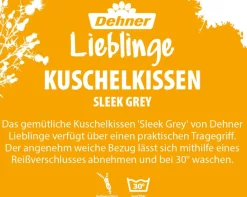 Dehner Lieblinge Kuchelkien leek, rund Dunkelgrau Outlet