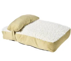 Dehner Lieblinge Kuschekissen Duchesse, rechteckig Beige Discount