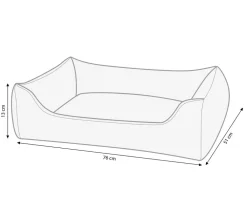 Dehner Lieblinge Kuschekissen Duchesse, rechteckig Beige Discount