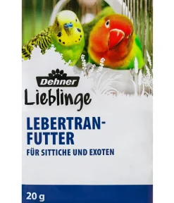 Dehner Lieblinge Vogelfutter & Snacks - Lebertranfutter für Sittiche und Exoten, 20 g