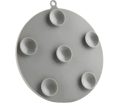Dehner Lieblinge Hundenäpfe & Tränken|Katzennäpfe & Tränken - Leckmatte Jack, , ca. Ø18/H1,6 cm Grau