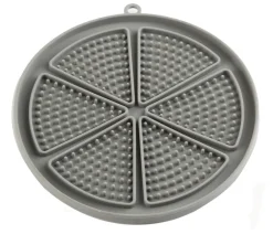 Dehner Lieblinge Hundenäpfe & Tränken|Katzennäpfe & Tränken - Leckmatte Jack, , ca. Ø18/H1,6 cm Grau