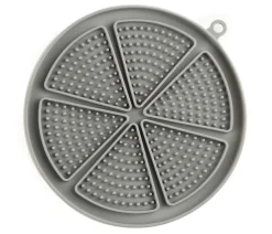 Dehner Lieblinge Hundenäpfe & Tränken|Katzennäpfe & Tränken - Leckmatte Jack, , ca. Ø18/H1,6 cm Grau