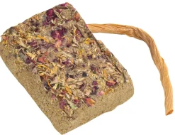 Dehner Lieblinge Nahrungsergänzung Kleintiere - Lehm-Mineralstein Blüten, 100 g