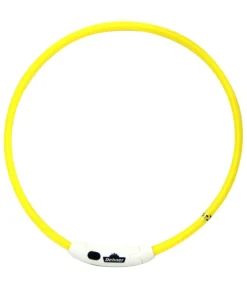 Dehner Lieblinge Hundehalsbänder & Geschirre - Leuchtring Flash Ring Gelb