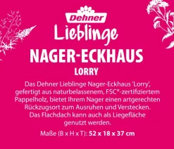 Dehner Lieblinge Nager-Eckhaus Lorry Clearance