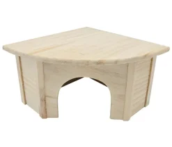 Dehner Lieblinge Nager-Eckhaus Cottage, ca. B34/H15/T24 cm Natur Discount