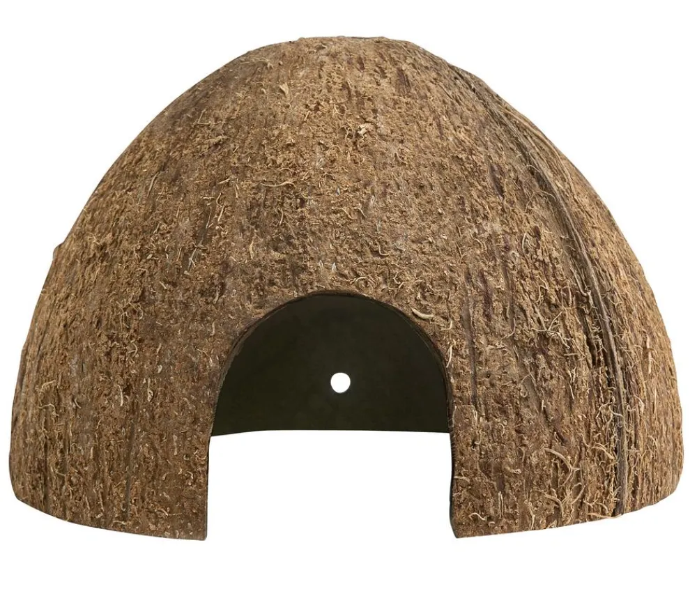 Dehner Lieblinge Nagerhaus Kokosnuss-Höhle Join, ca. Ø12/H7 cm Braun New
