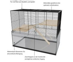 Dehner Lieblinge Nagerkäfige - Nagerheim Glas Palast
