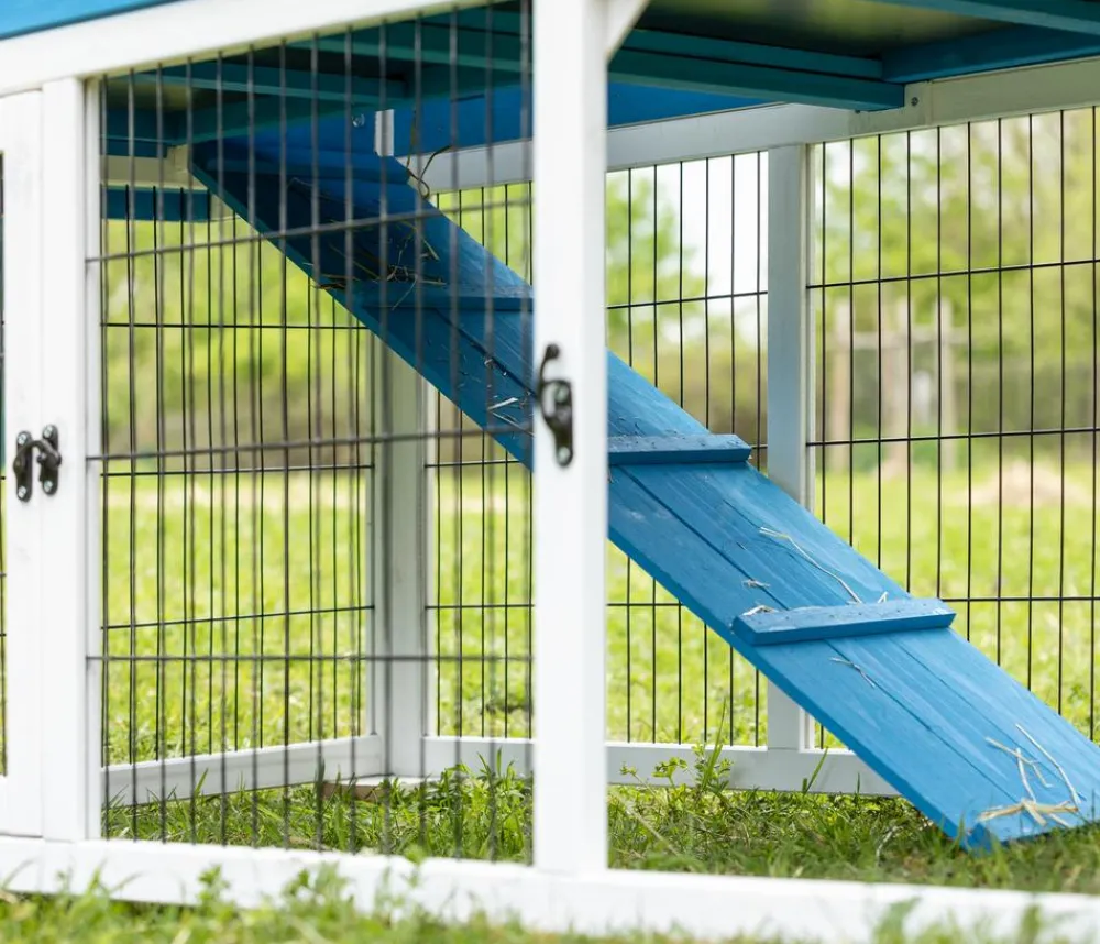 Dehner Lieblinge Nagerheim Palazzo, , ca. B145/H121/T72 cm Blau Outlet
