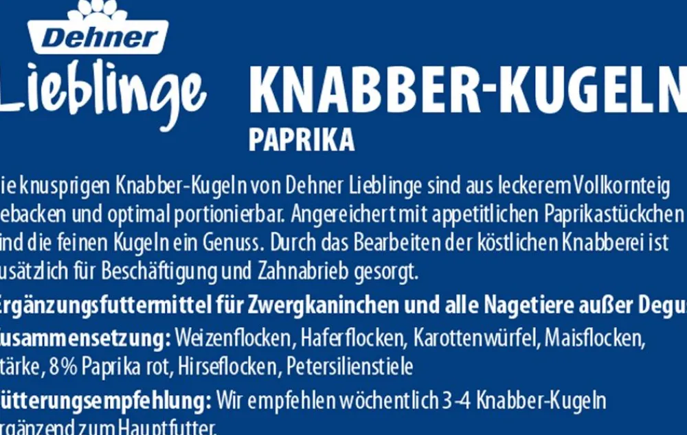 Dehner Lieblinge Nagersnacks > Nagersnack Knabber-Kugeln
