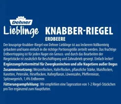 Dehner Lieblinge Nagersnacks > Nagersnack Knabber-Riegel, 100 g