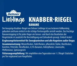Dehner Lieblinge Nagersnacks > Nagersnack Knabber-Riegel, 100 g