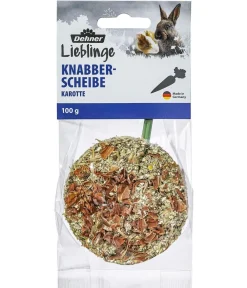 Dehner Lieblinge Nagersnacks - Nagersnack Knabber-Scheibe, 100 g