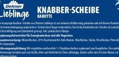 Dehner Lieblinge Nagersnacks - Nagersnack Knabber-Scheibe, 100 g