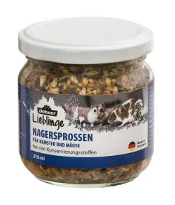 Dehner Lieblinge Nagersnacks - Nagersprossen für Hamster & Mäuse, 210 ml